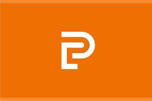 Orange P Logo - P logo Photo, Graphics, Fonts, Themes, Templates Creative Market