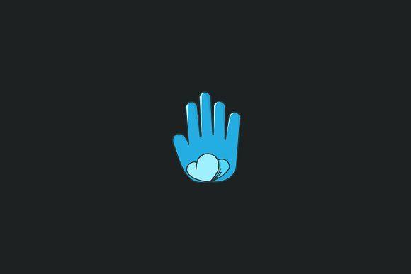 Butterfly Hand Logo - Butterfly Hand ~ Logo Templates ~ Creative Market