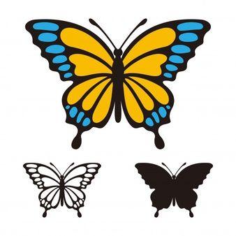Butterfly Hand Logo - Black butterfly Icons | Free Download