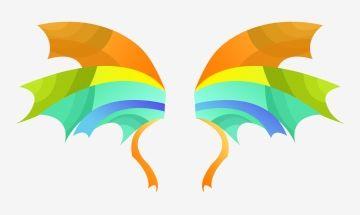 Butterfly Hand Logo - Butterfly Wings PNG Images | Vectors and PSD Files | Free Download ...