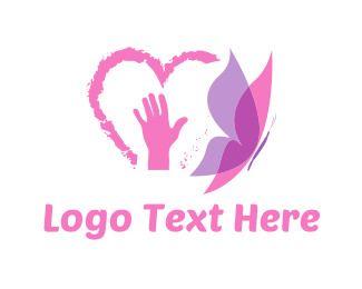 Butterfly Hand Logo - Butterfly Logo Maker | Create A Butterfly Logo | Page 4 | BrandCrowd