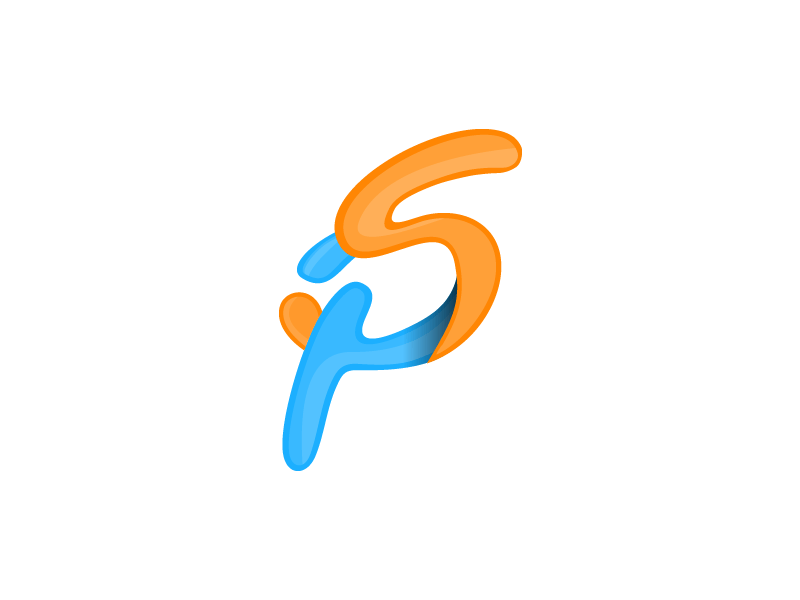 Orange P Logo - Spaksu's Logo S and P Letter