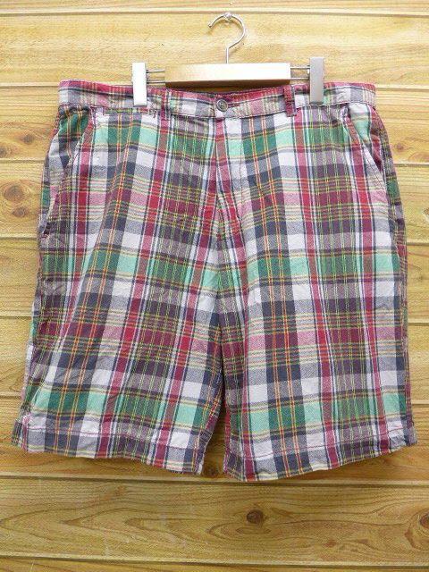 Red Check Clothing Logo - RUSHOUT: Old clothes short pants U.S. POLO ASSN. Logo red others red ...