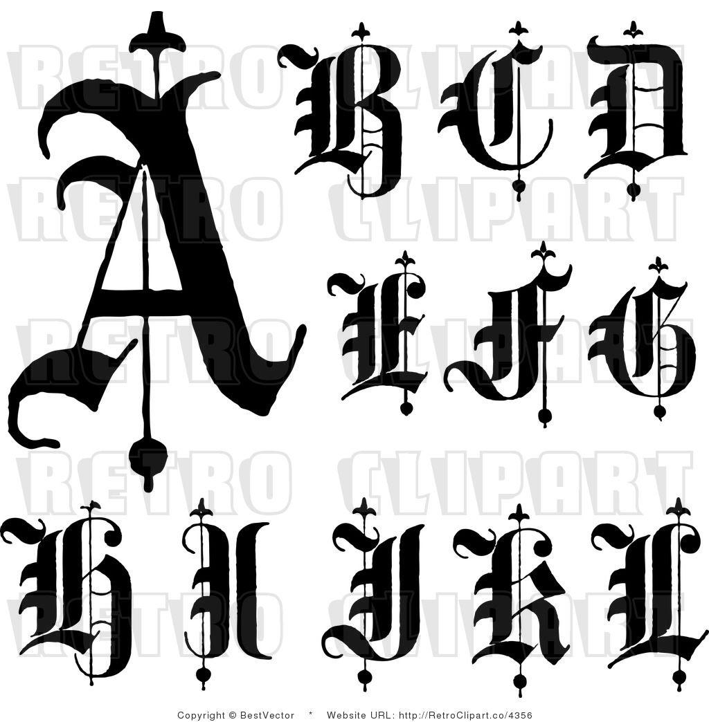 Old English Letter S Logo - Old English Letters Clipart