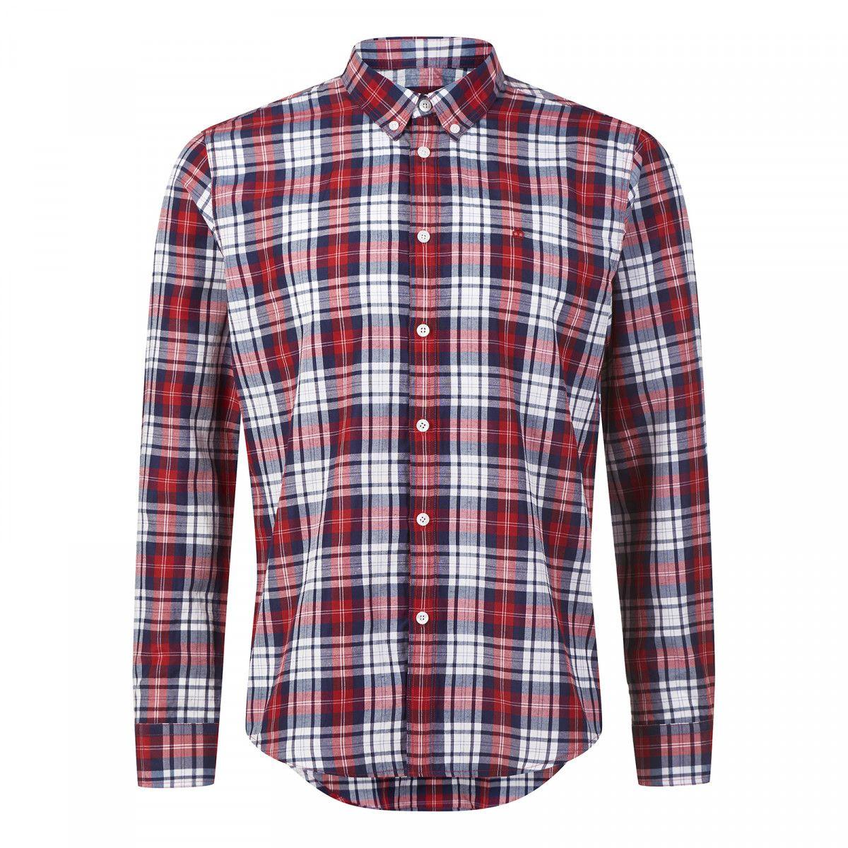 Red Check Clothing Logo - Liam Check Shirt | Merc Clothing