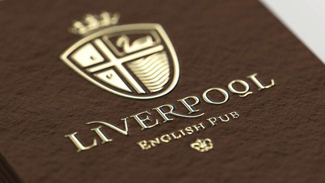 English Pub Logo - Liverpool English Pub, by Reynolds and Reyner
