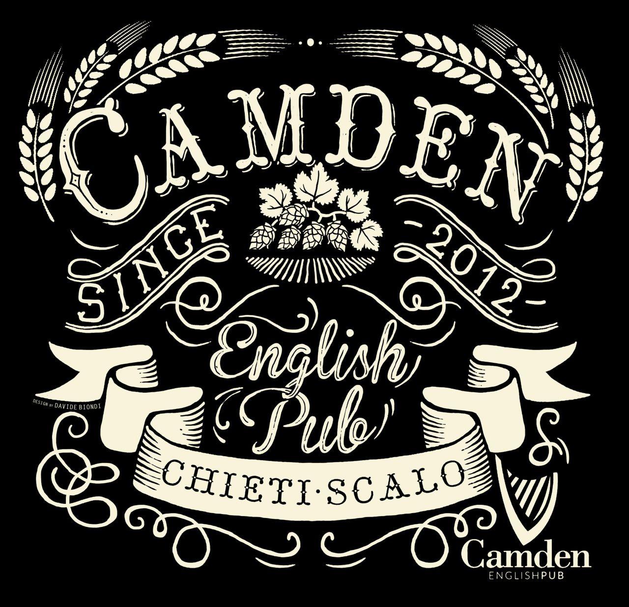 English Pub Logo - Camden English Pub #Lettering | Signs & ideas w great quotes ...