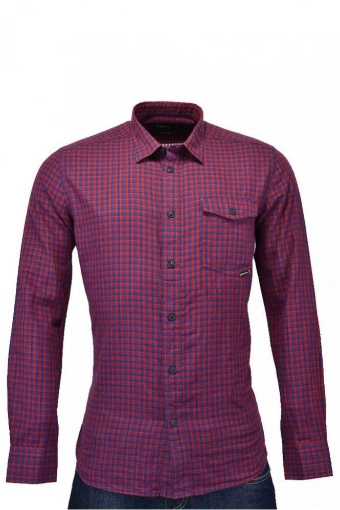 Red Check Clothing Logo - Barbour Brett Shirt Red Check - Clothing from Michael Stewart ...