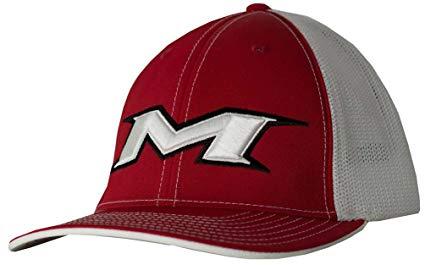 Miken Softball Logo - Miken M Logo Mesh Baseball Softball Trucker Hat: Sports