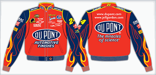 Red and Blue NASCAR Logo - Jeff Gordon Red Blue DuPont Logo NASCAR Jacket Mens Size XL ...