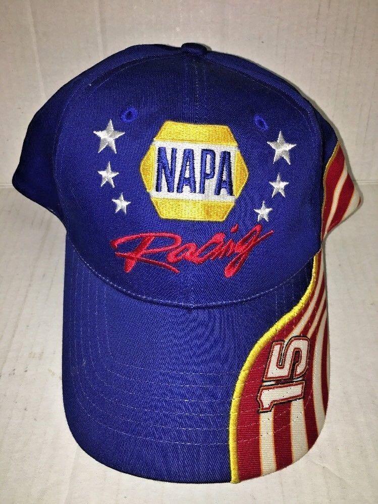 Red and Blue NASCAR Logo - Men's Red, White, Blue NAPA RACING #15 NASCAR Embroidered Hat ...