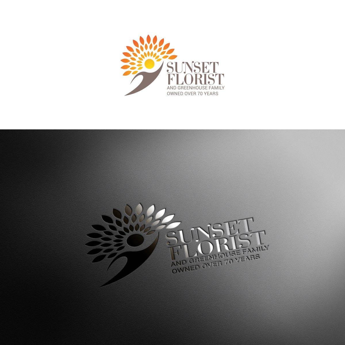 Sunset Flower Logo - Professional, Upmarket, Business Logo Design for Sunset Florist and ...