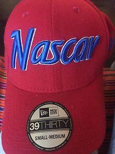 Red and Blue NASCAR Logo - New Era Adjustable Hat NASCAR Red Blue Small Medium 39 Thirty Cap ...