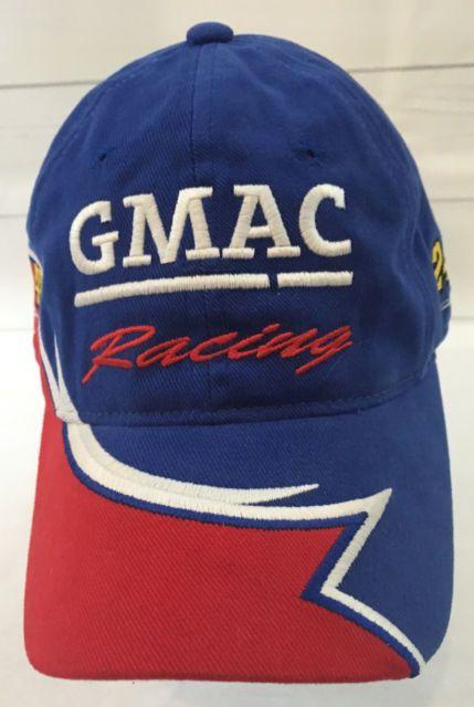 Red and Blue NASCAR Logo - NASCAR NEW Jeff Gordon. GMAC Racing Team Hat Blue & Red Adjustable