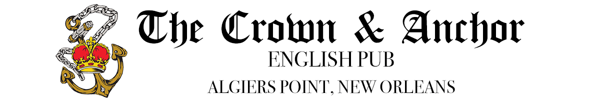 English Pub Logo - The Crown and Anchor English Pub – in Algiers Point