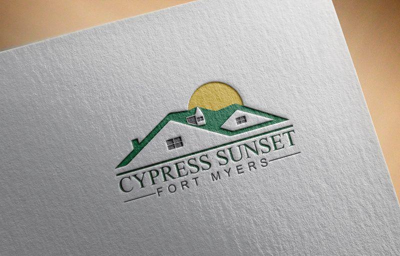 Sunset Flower Logo - Conservative, Elegant, Rental Logo Design for 