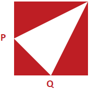 Red Square with White a Logo - Flip's flag