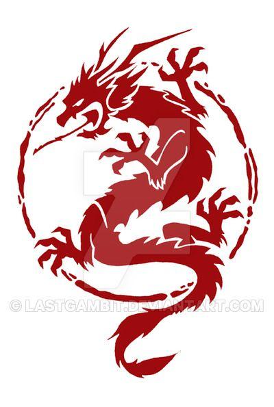 China Dragon Logo - Red chinese Logos