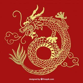 China Dragon Logo - Chinese Dragon Vectors, Photo and PSD files