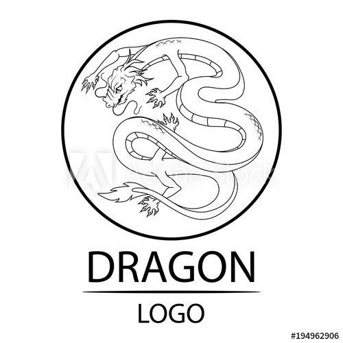 China Dragon Logo - Dragon. Symbol of China. Traditional chinese Dragon. Chinese dragon ...