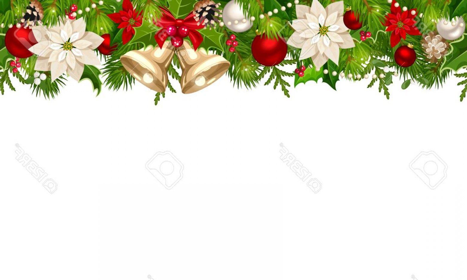 Red and Silver Ball Logo - Photostock Vector Vector Christmas Horizontal Seamless Background ...