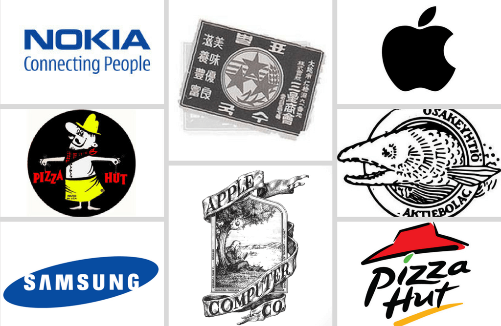 Old Nokia Logo - Old Logos of Famous Companies: Logos Now & Then | Pundit Cafe