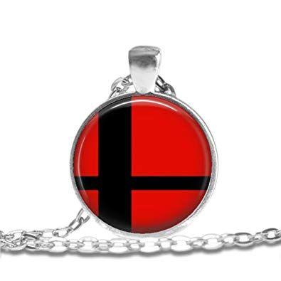 Red and Silver Ball Logo - A2ZPlusmore SUPER SMASH BROS BALL Red and Black Bezel