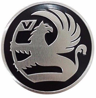 Black Oval Circle Logo - VAUXHALL 68mm Diameter Black Badge Logo Decal Bonnet Boot Circle