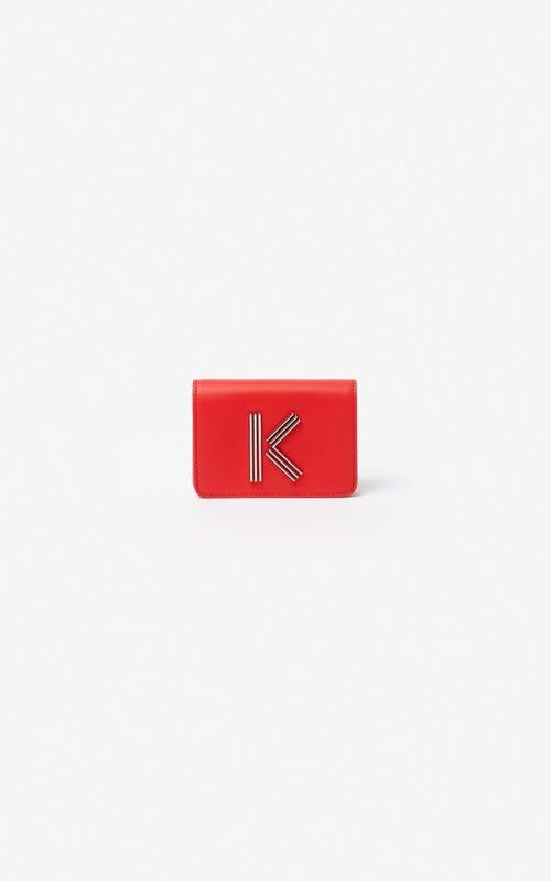 Turtle On Top with Red K Logo - Small leather goods - Wallets & Clutches | KENZO.com