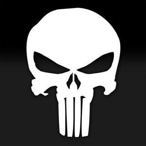 Translucent Spartan Helmet Logo - Punisher Decal