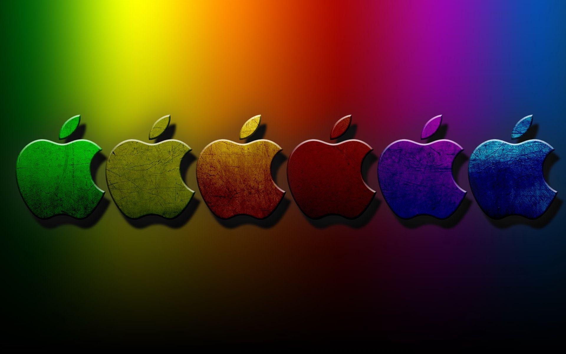 Apple Flower Logo - Wallpaper : illustration, heart, logo, circle, brand, set, light ...