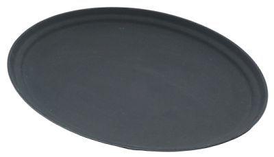 Black Oval Circle Logo - Heavy Duty Black Oval Fibreglass Tread Tray. Black Oval Tray