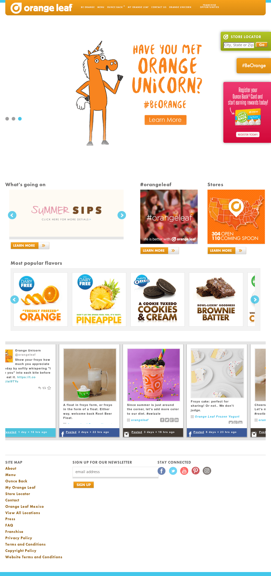 Orange Leaf Logo - Orange Leaf Frozen Yogurt Competitors, Revenue and Employees - Owler ...