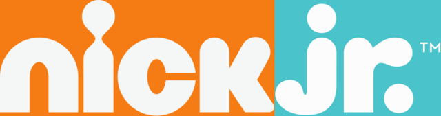 Nick Jr Logo - Nick Jr. logo 2009 with orange and blue background.png