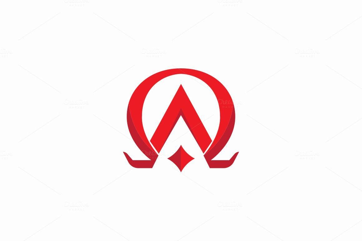 Red Omega Logo - Alpha and Omega Logo by drawzen on @creativemarket | A tattoo worth ...