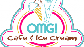 Ice Cream Restaurant Logo - OMG Cafe & Ice Cream (Mandeville) - Rope-een.com