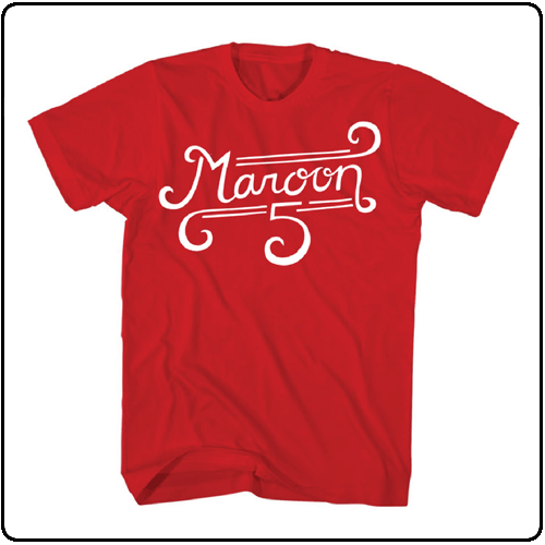 Red Curl Logo - Backstreetmerch | Red Curl Logo | Maroon Five