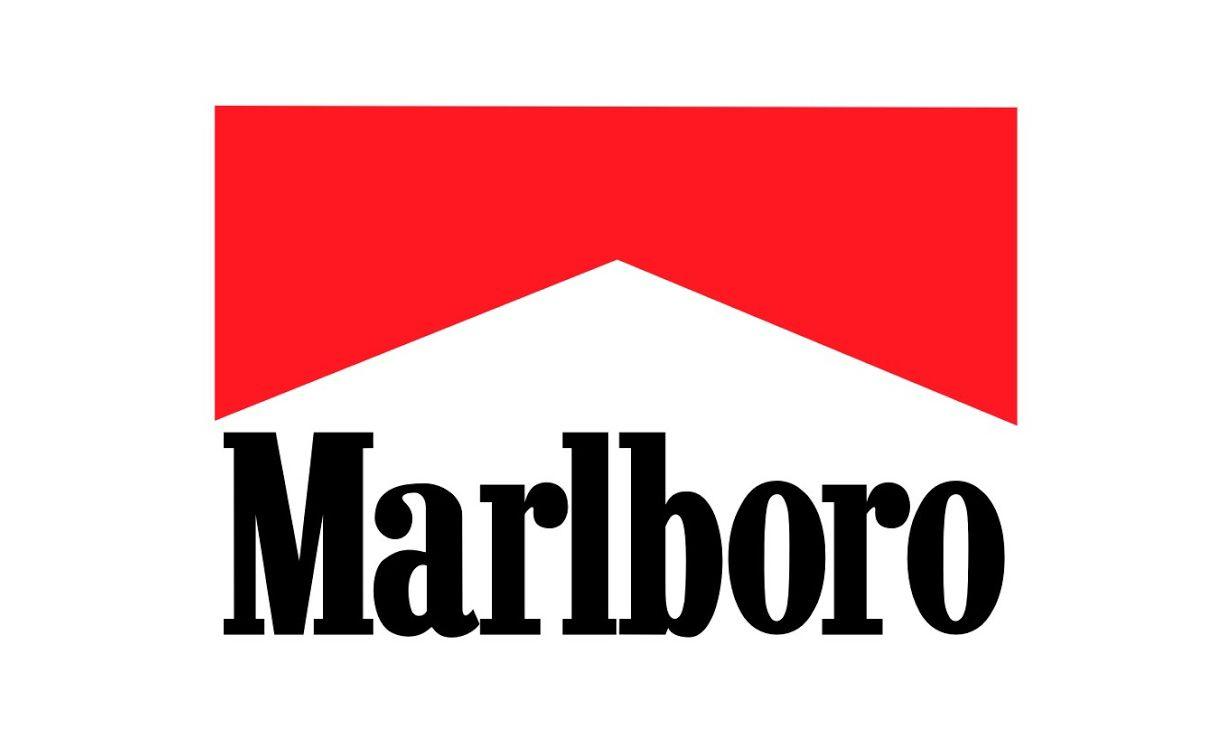 Black White Red Shape Logo - Marlboro Logo, symbol, meaning, History and Evolution