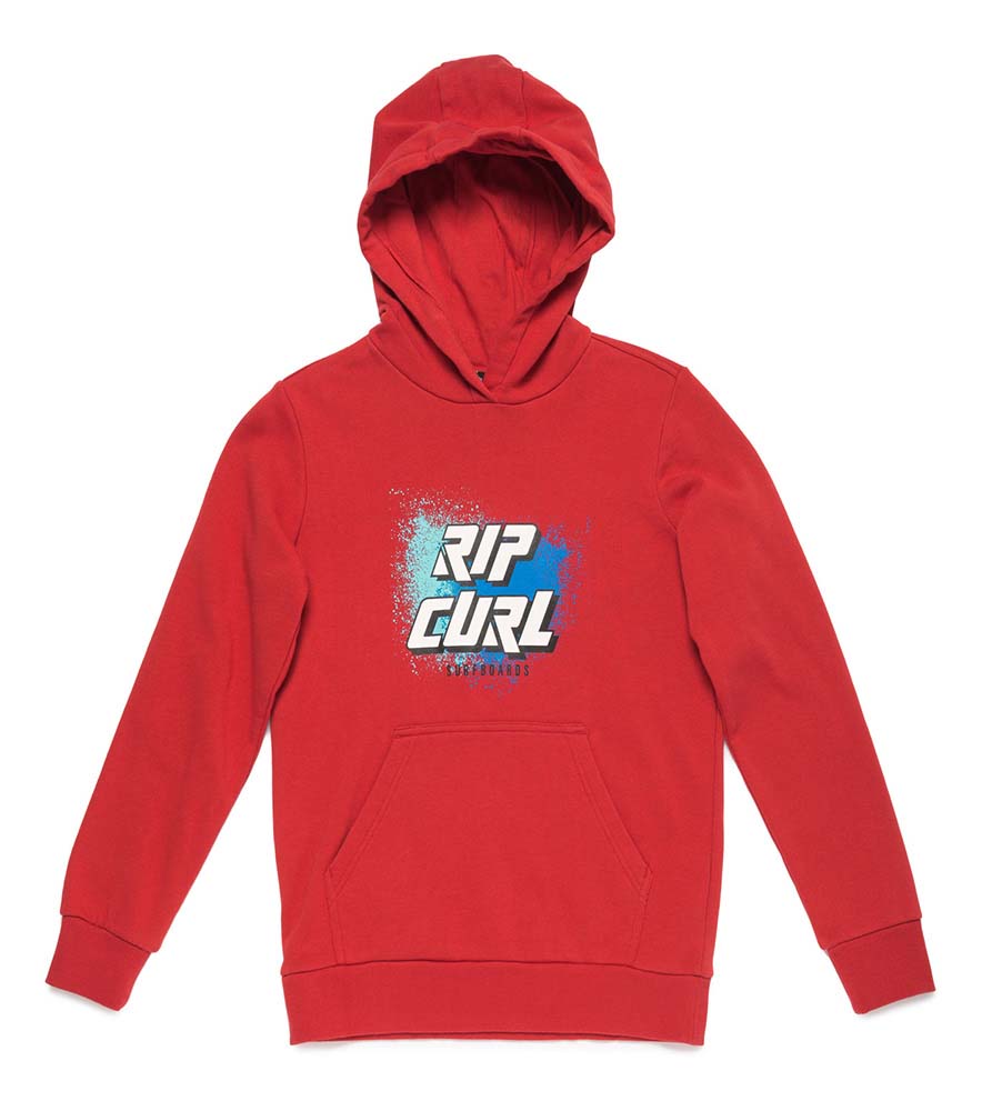 Red Curl Logo - Rip Curl Slant Logo Hooded Fleece Sweaters and sweatshirts Pompeian ...