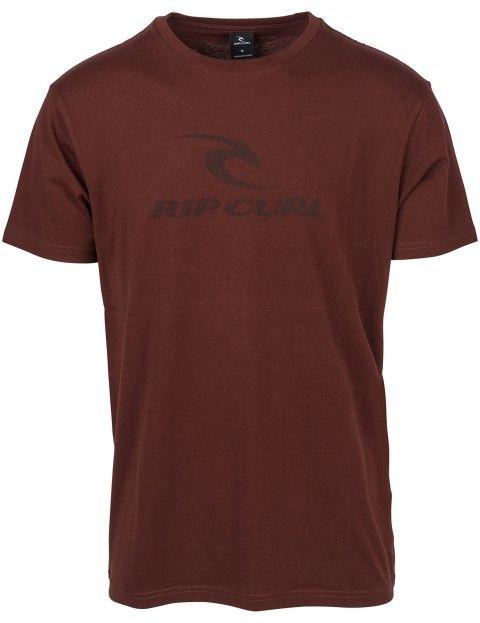 Red Curl Logo - Rip Curl Peak Icon Short Sleeve T-Shirt in Red | hardcloud.com