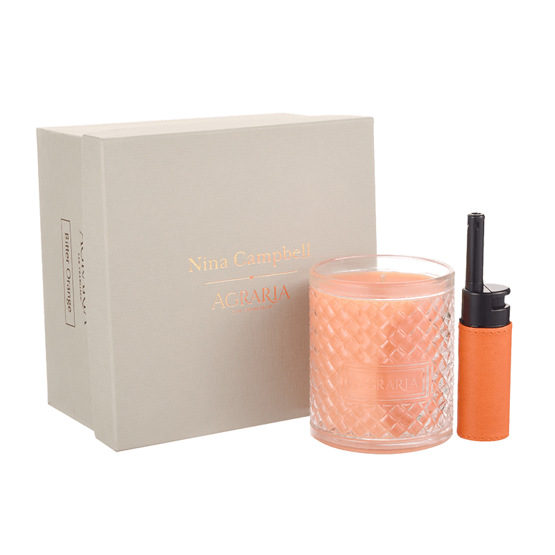 Box with Orange B Logo - Gift Box Mini lighter/B orange | Nina Campbell Nina Campbell