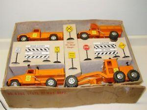 Box with Orange B Logo - Vintage Tonka Orange State Hi Way Dept. Set, B-208 In Box, No Top ...