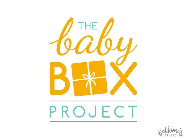 Box with Orange B Logo - Logo for The Baby Box Project - Fathima's Studio