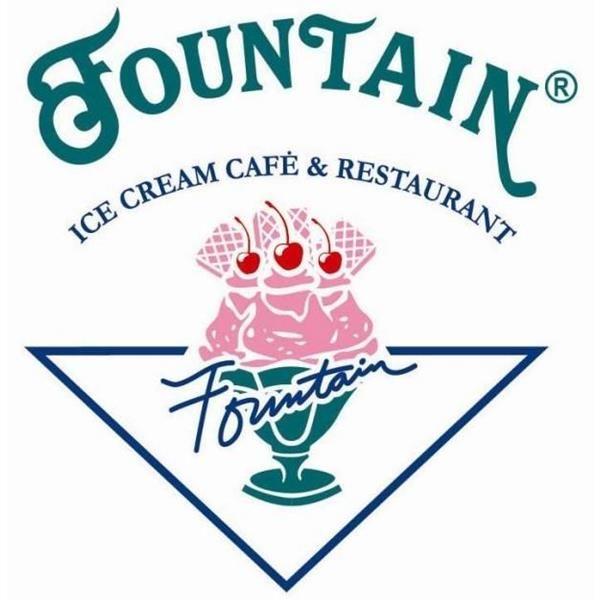 Ice Cream Restaurant Logo - Fountain Ice Cream Cafe & Restaurant - Armada Town Square