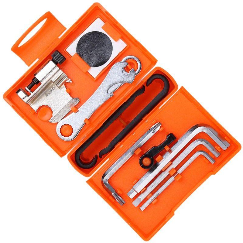Box with Orange B Logo - Super B 26-in-1 Mini Tool Box Kit Orange
