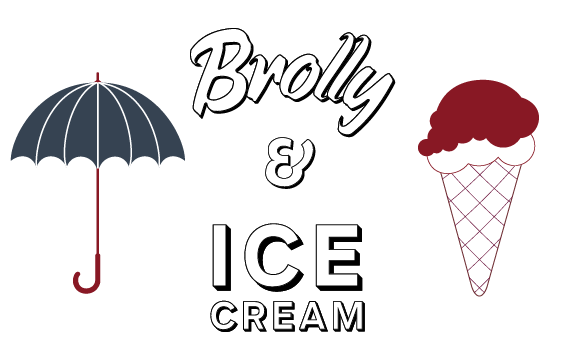 Ice Cream Restaurant Logo - Brolly & Ice Cream - The Old Shoreditch Station - Made in Shoreditch ...