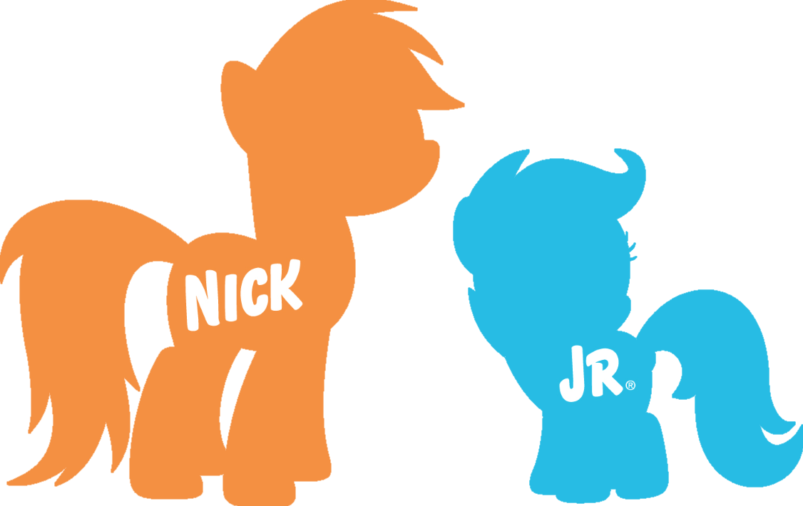 Nick Jr Logo - 1462871 - derpibooru exclusive, edit, logo parody, mirrored ...
