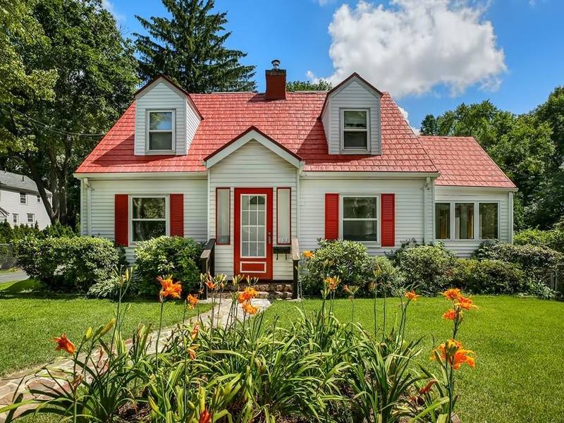 Red White Blue House Logo - Newton Wow: Red, White And Blue House For $925K | Newton, MA Patch