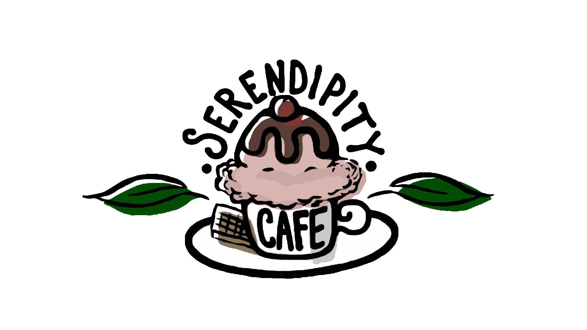 Ice Cream Restaurant Logo - Serendipity Cafe: Ice Cream, Coffee, Waffles, Crepes, Espresso