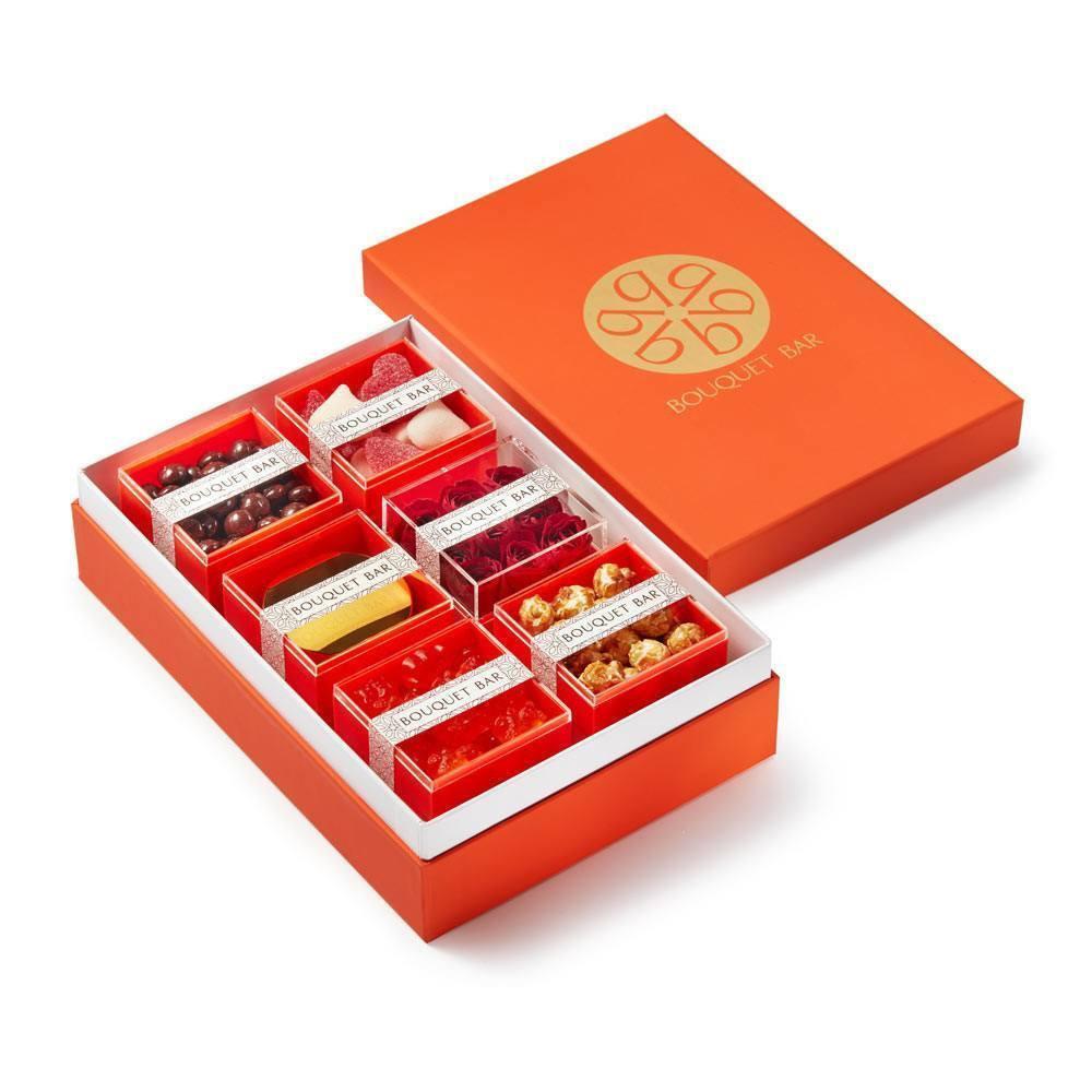 Box with Orange B Logo - Love Affair Box – Bouquet Bar